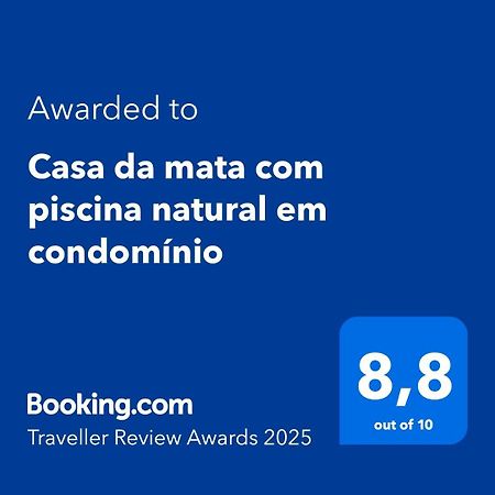 Casa Da Mata Com Piscina Natural Em Condominio Ангра-дус-Рейс Экстерьер фото