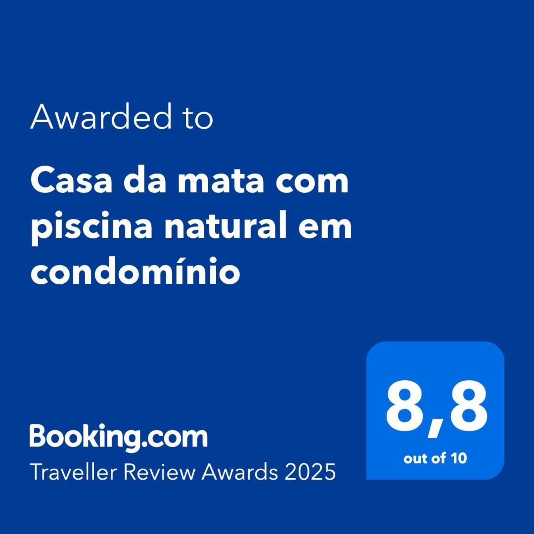 Casa Da Mata Com Piscina Natural Em Condominio Ангра-дус-Рейс Экстерьер фото